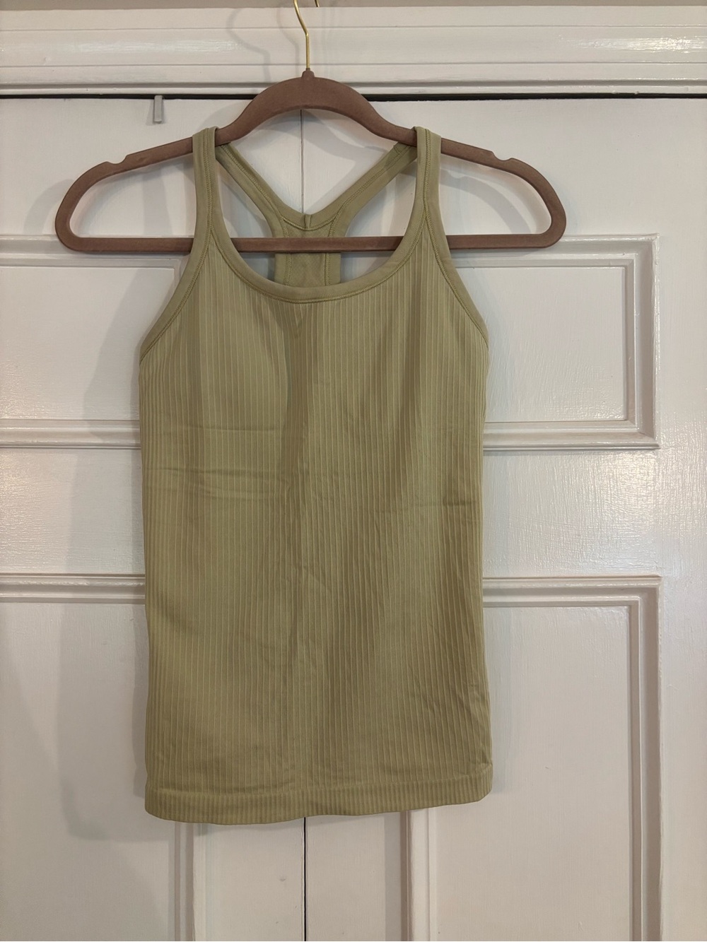 Lululemon Ebb to Street Tank Top Light Green Size 4
